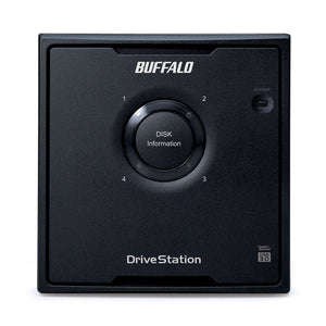 Buffalo DriveStation HD-QHU3 disk array 24 TB Desktop Black