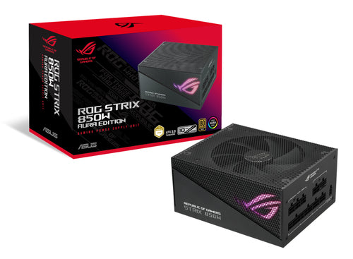 ASUS ROG STRIX 850W Gold Aura Edition power supply unit 20+4 pin ATX ATX Black
