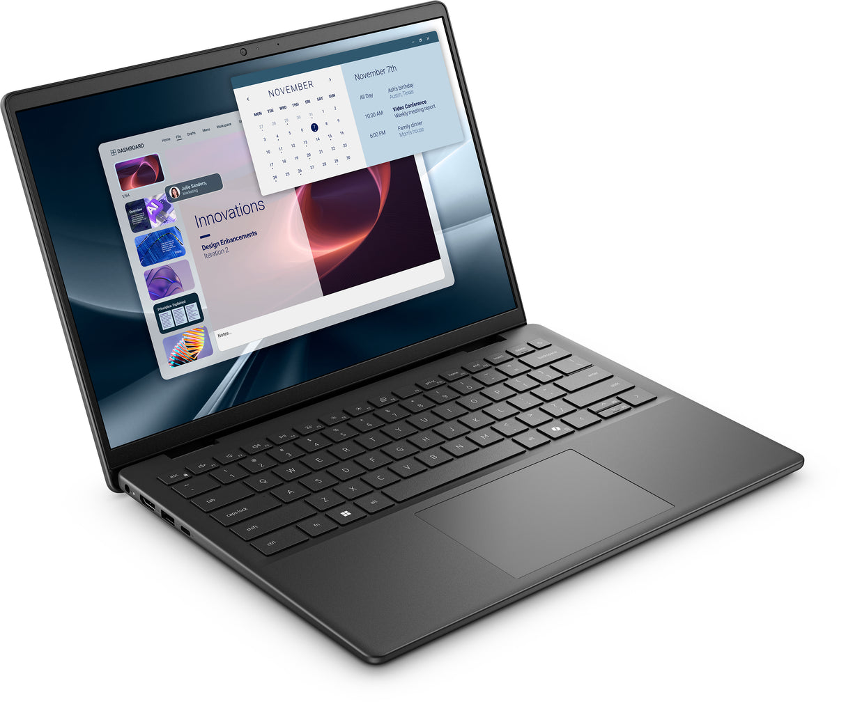DELL Pro 14 Essential PV14255 AMD Ryzen™ 5 220 Laptop 35.6 cm (14") Full HD+ 8 GB DDR5-SDRAM 512 GB SSD Wi-Fi 6 (802.11ax) Windows 11 Pro Black US English