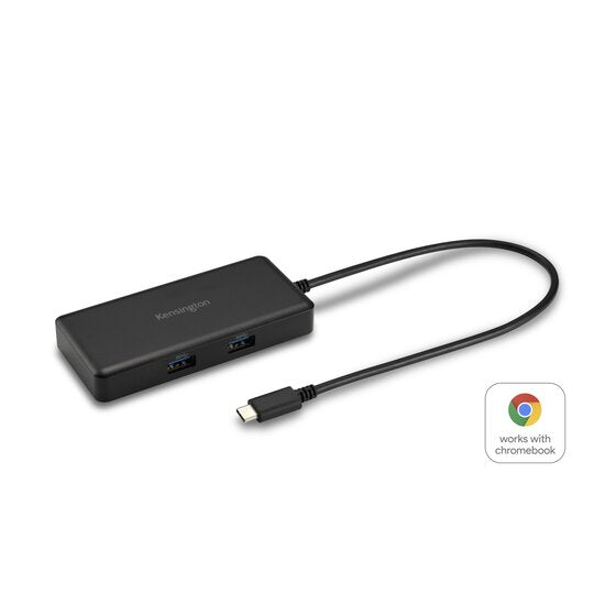 Kensington G1000P USB-C Mini Dock Single 4K Video 85W Power Pass-Through - Chrome/Windows/macOS