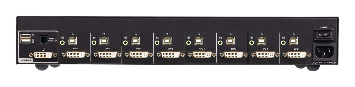 ATEN CS1188D4 KVM switch Rack mounting Black