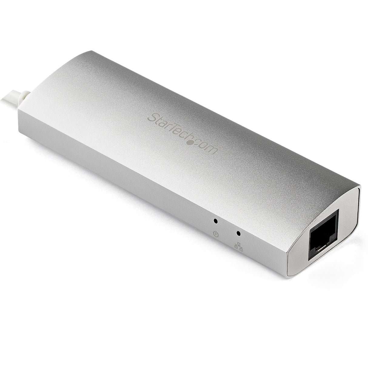 StarTech.com 3-Port USB Hub with Ethernet, USB-A Ports, Gigabit Ethernet/GbE, USB 5Gbps, Rugged Design, Bus-Powered, Portable Laptop USB 3.0 Hub