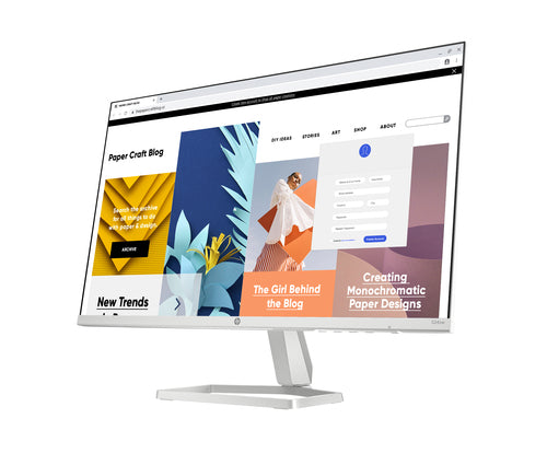 HP Series 5 23.8 inch FHD White Monitor - 524sw