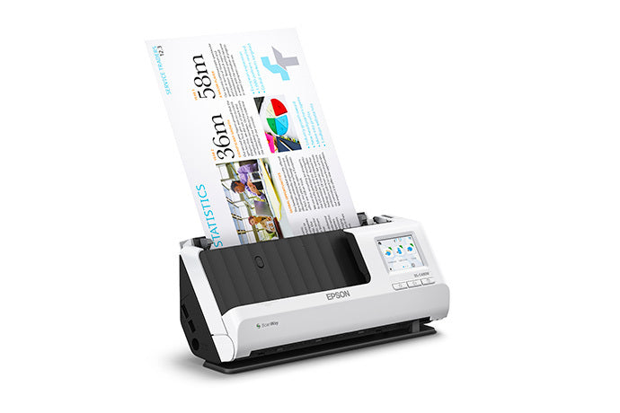 Epson DS-C480W Sheet-fed scanner Black, Grey