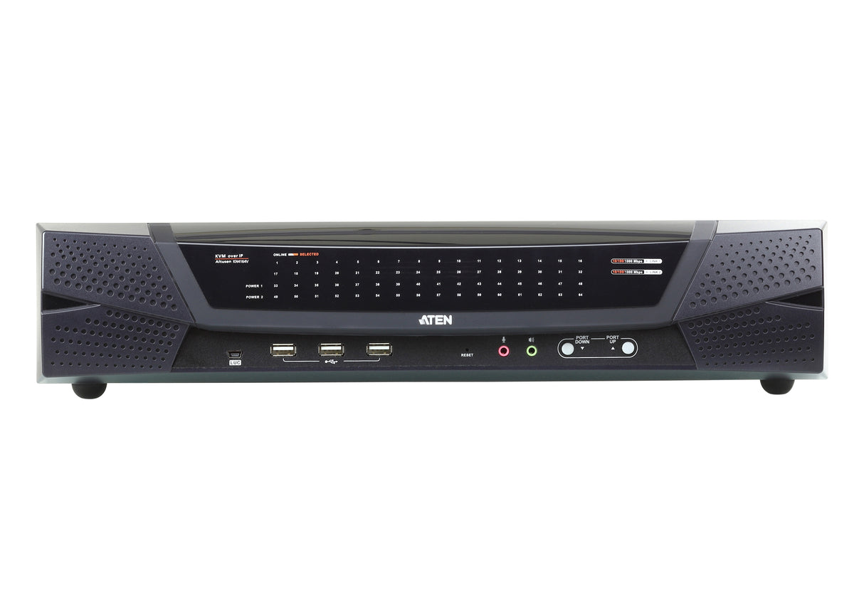 ATEN 64-Port 5-Bus KVM Over IP Switch, with Audio & Virtual Media Support
