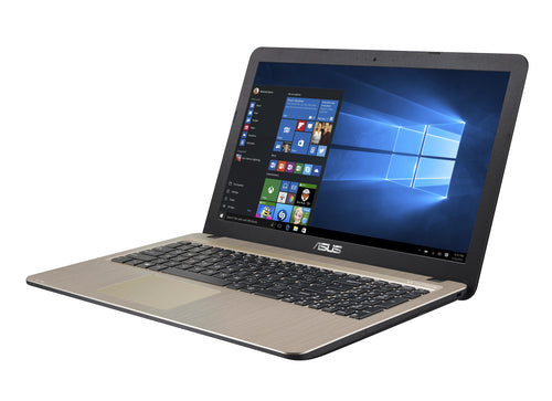 ASUS X540MA-QC1-CB laptop Intel® Celeron® N4000 39.6 cm (15.6") HD 4 GB LPDDR4-SDRAM 1 TB HDD Wi-Fi 5 (802.11ac) Windows 10 Home Black, Chocolate