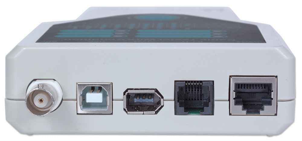 Intellinet 5-in-1 Cable Tester, Tests 5 Commonly Used Network RJ45 and Computer Cables