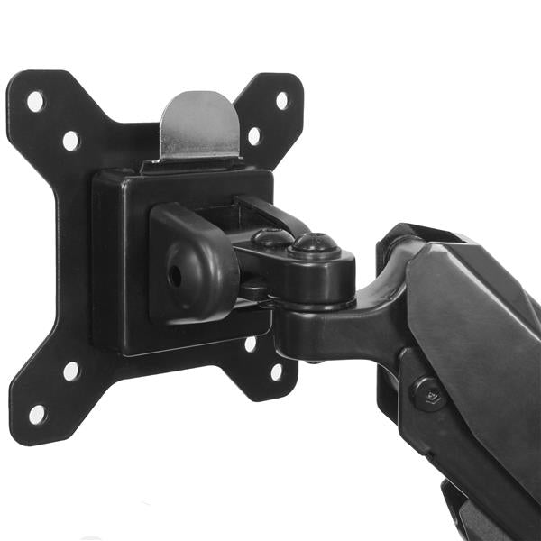 StarTech.com Desk Mount Dual Monitor Arm with USB & Audio, Desk Clamp VESA Mount for up to 32" (17.6lb/8kg) Displays, Ergonomic Full Motion Dual Monitor Arm - Black