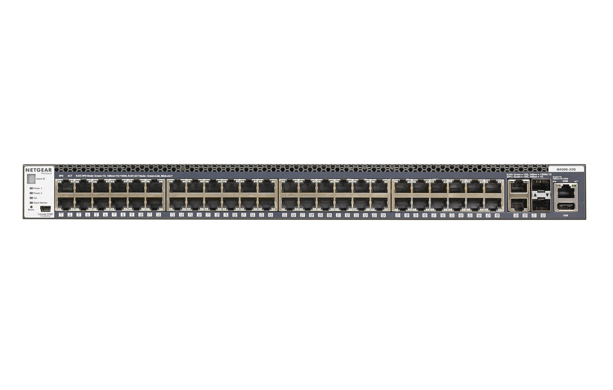 NETGEAR GSM4352S Managed L3 Gigabit Ethernet (10/100/1000) 1U Grey