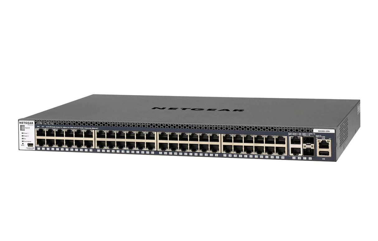 NETGEAR GSM4352S Managed L3 Gigabit Ethernet (10/100/1000) 1U Grey