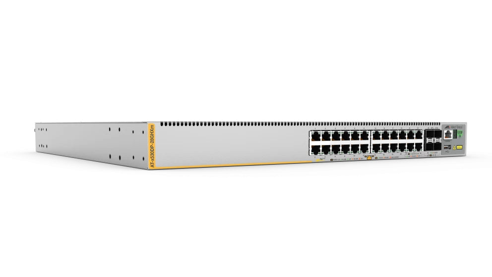 Allied Telesis AT-X530DP-28GHXM-B01 network switch Managed L3 5G Ethernet (100/1000/5000) Power over Ethernet (PoE) Grey