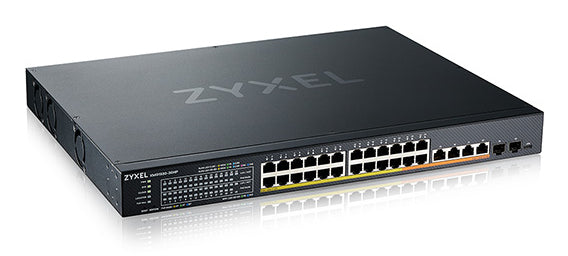 Zyxel XMG1930-30HP network switch Managed L3 2.5G Ethernet (100/1000/2500) Power over Ethernet (PoE) 1U Black