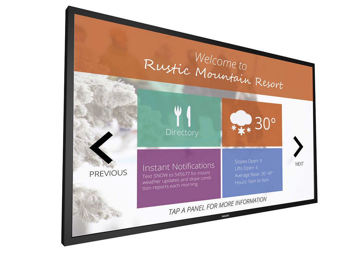 Philips Signage Solutions Multi-Touch Display 65BDL4050TT/00