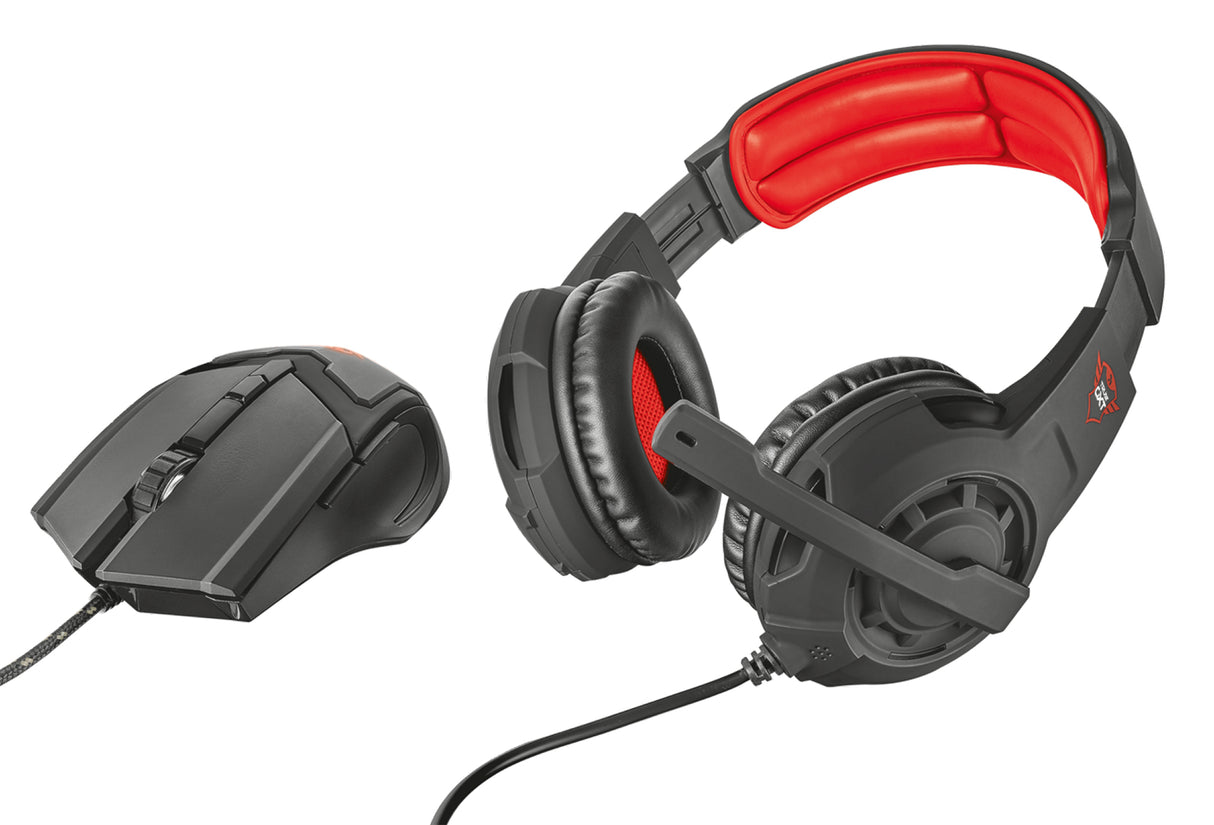 Trust GXT 784 Headset Wired Head-band Gaming Black, Red