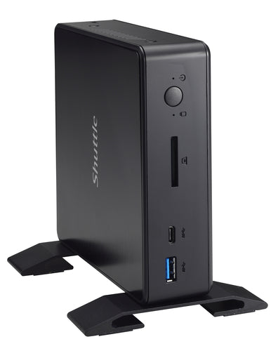 Shuttle Nano PC NC10U7 , Intel i7-8565U, 1x HDMI, 1x DP, 1x 2.5" bay, 1x M.2, 1x LAN, 1x COM, Wifi, 24/7 permanent operation, incl. VESA & Stand