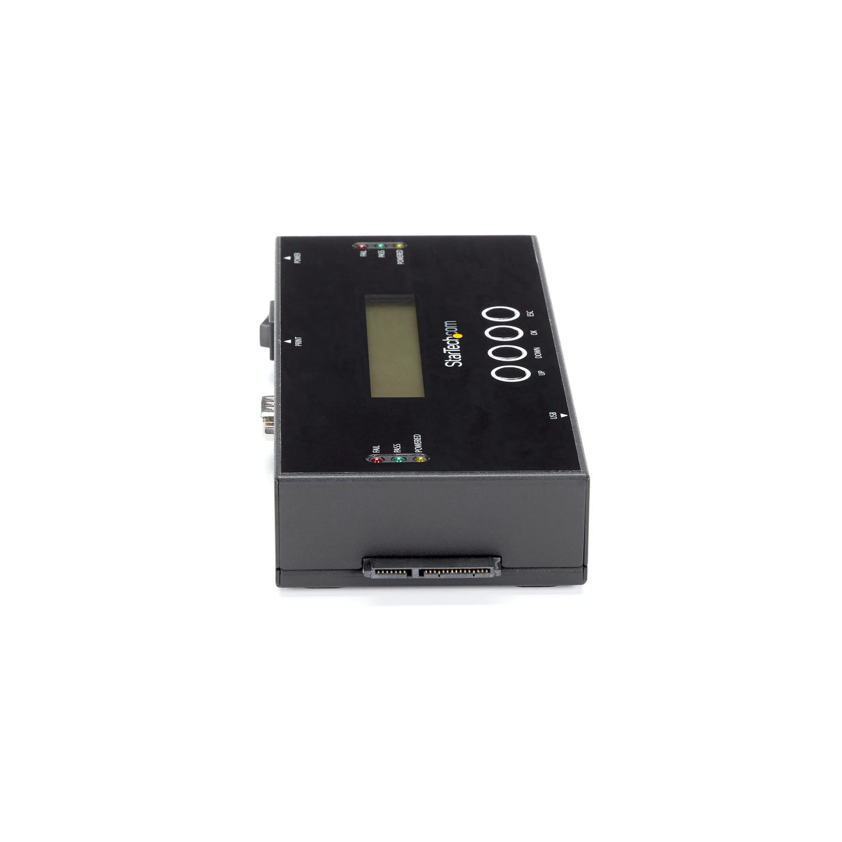 StarTech.com 1:1 Standalone Hard Drive Duplicator and Eraser, SAS and SATA HDD/SSD Cloner/Copier, Hard Disk Duplicator/Sanitizer, Harddrive Wiper, LCD Display, Toolless, No PC Required - TAA Compliant