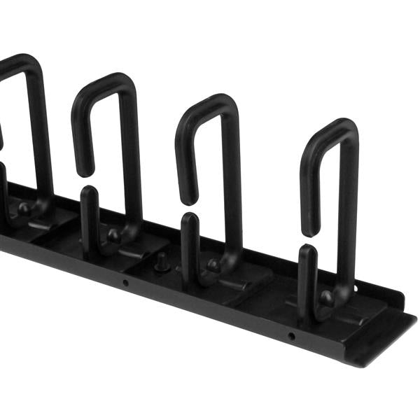 StarTech.com 2-Pack 20U Vertical Server Rack Cable Management with D-Ring Hooks, 40U Network Rack Cord Manager Panels, 2x 3ft (91cm) Wire Organizers
