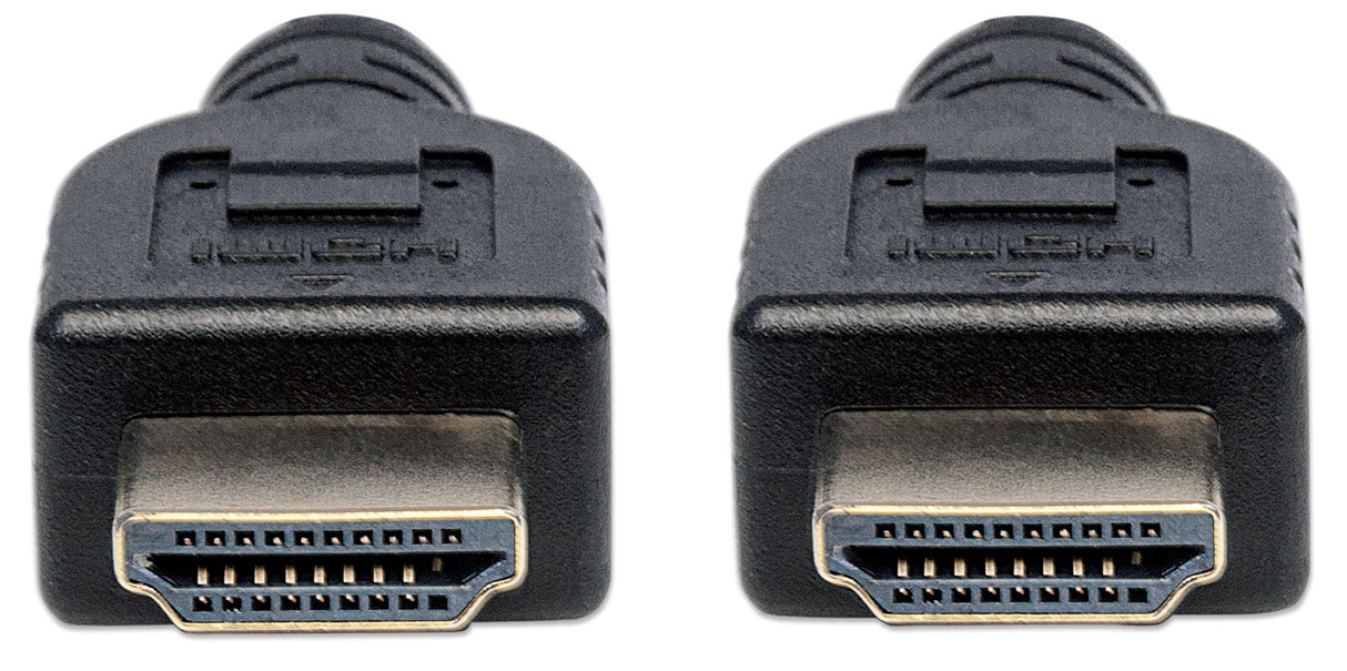 Manhattan HDMI 4K@60Hz Cable with Ethernet - CL3 rated, 2m, Suitable for In-Wall use, For ALL 4K & 1080p/HD uses - when upgrading now or have it ready for when you need it, Male to Male, Black, Ultra HD 4k x 2k, Lifetime Warranty, Premium High Speed