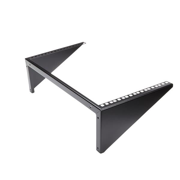 StarTech.com 6U Wall Mount Patch Panel Bracket – 19 in – Steel - Vertical Mounting Bracket for Networking and Data Equipment - TAA
