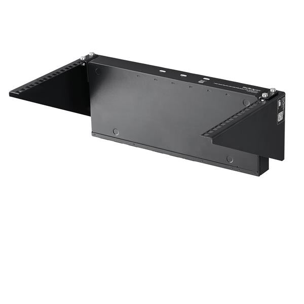 StarTech.com 6U Wall Mount Patch Panel Bracket – 19 in – Steel - Vertical Mounting Bracket for Networking and Data Equipment - TAA