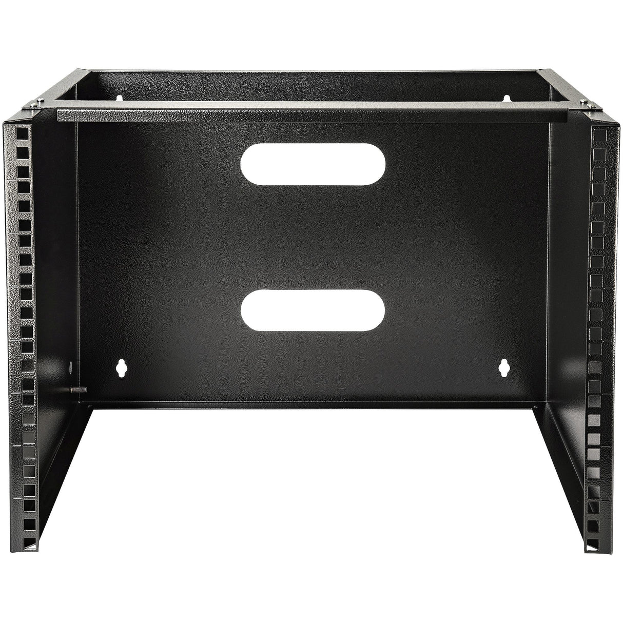 StarTech.com 8U Wall Mount Network Rack - 14 Inch Deep (Low Profile) - 19" Patch Panel Bracket for Shallow Server and IT Equipment, Network Switches - 80lbs/36kg Weight Capacity, Black - TAA
