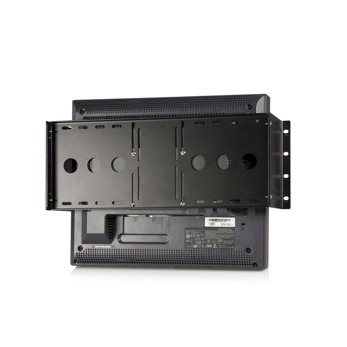 StarTech.com 4U Universal VESA LCD Monitor Mounting Bracket for 19-inch Rack or Cabinet - TAA Compliant - Cold-Pressed Steel Bracket