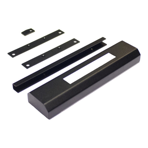 APC NetShelter CX, High security handle adaptor Kit, for door mounting, Black, 300H x 69W x 35D mm