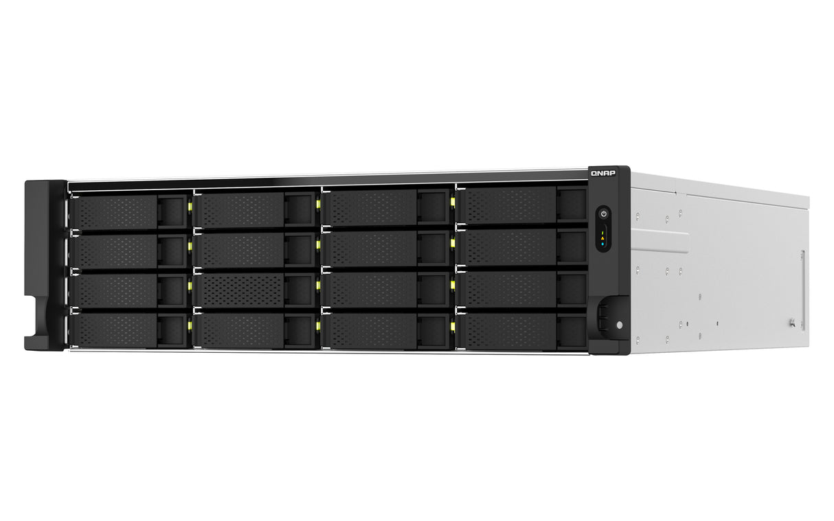QNAP TS-h2287XU-RP NAS Rack (3U) Intel Xeon E E-2336 32 GB DDR4 0 TB QuTS hero Black, White
