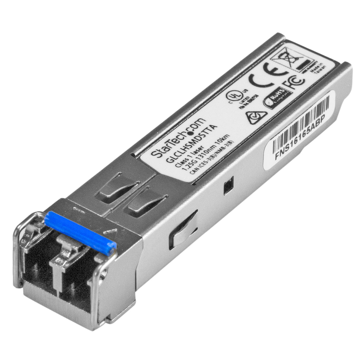 StarTech.com Cisco GLC-LH-SMD Compatible SFP Module - 1000BASE-LX/LH - 1GbE Single Mode Fiber SMF Optic Transceiver - 1GE Gigabit Ethernet SFP - LC 10km - 1310nm - DDM Cisco Firepower, ASR920, IE2000 - TAA