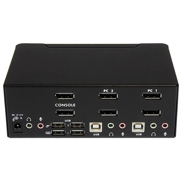 StarTech.com 2-Port DisplayPort Dual-Monitor KVM Switch - 4K 60Hz - TAA