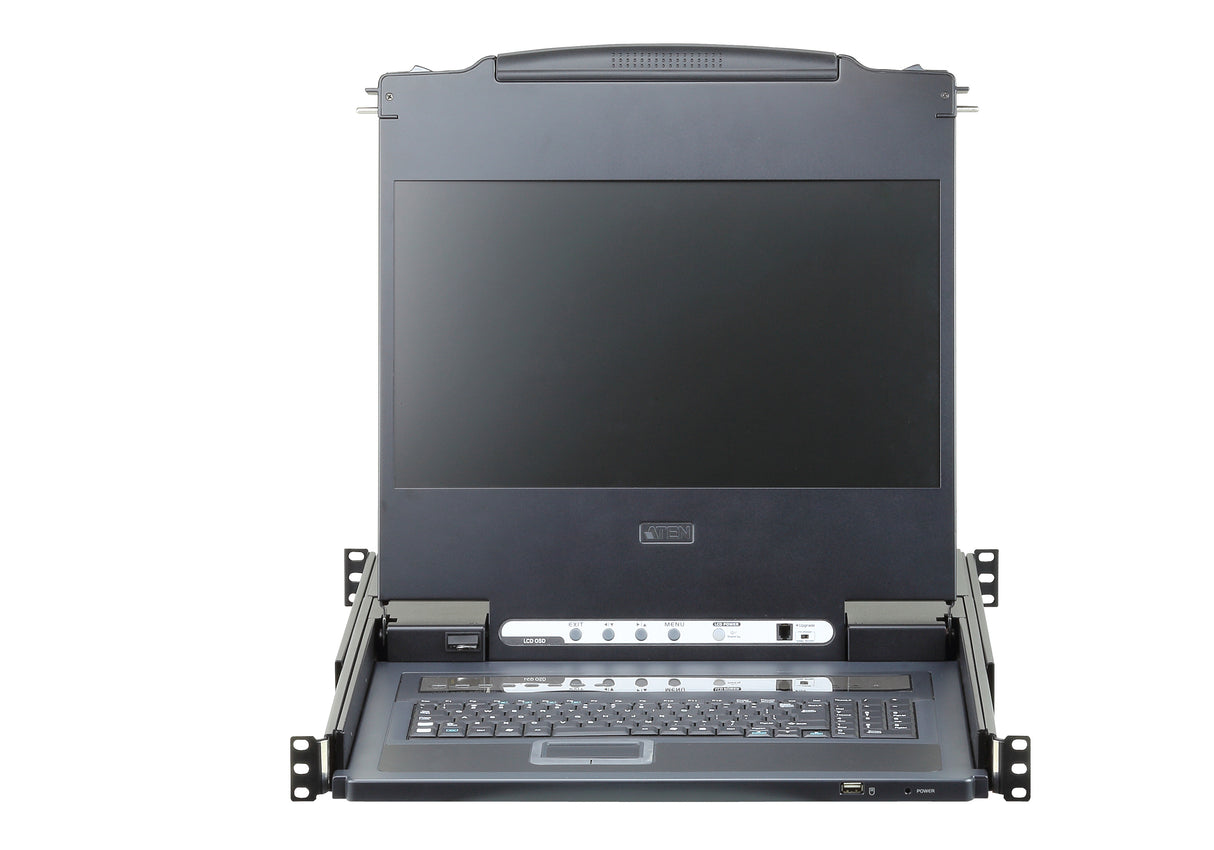 ATEN 8-Port 17.3" DVI Full HD LCD KVM Switch (USB)