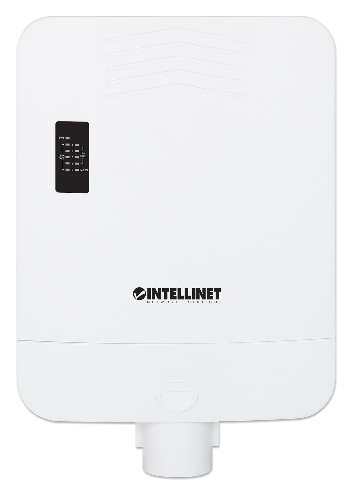 Intellinet Outdoor PoE-Powered 5-Port Gigabit Switch with PoE Passthrough / 4-Port PoE+ Extender