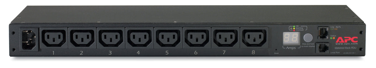 APC AP7820B power distribution unit (PDU) 8 AC outlet(s) 0U/1U Black