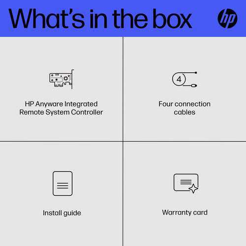 HP Integrated Remote System Controller interface cards/adapter Mini DisplayPort, USB 3.2 Gen 1 (3.1 Gen 1), RJ-45
