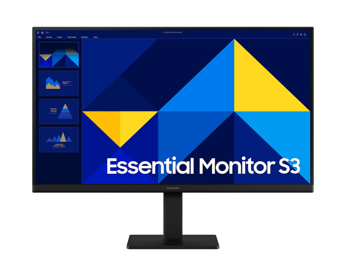Samsung LS24D300GANXZA computer monitor 61 cm (24") 1920 x 1080 pixels Full HD LED Black