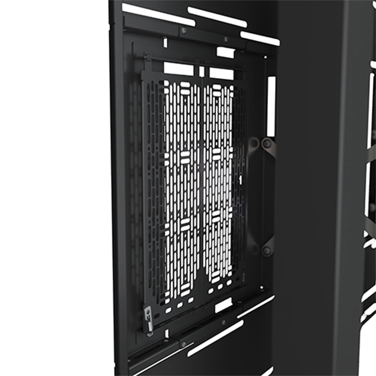 Chief ImpactTM On-Wall Kiosk - Landscape 49 Inch Black