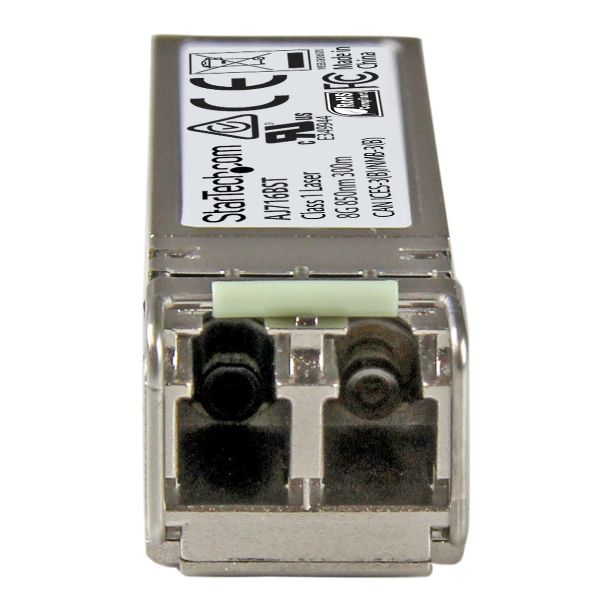 StarTech.com HPE AJ716B Compatible SFP+ Module - 8G Fiber Channel SW - 8GbE Multi Mode Fiber Optic Transceiver - 8GE Gigiabit Ethernet SFP+ - LC 300m - 850nm - DDM HPE SN4000, SN6500, SN8600B