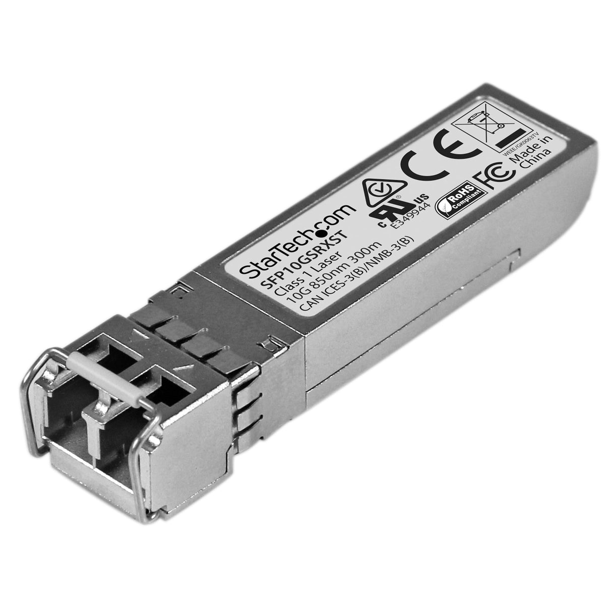 StarTech.com Cisco SFP-10G-SR-X Compatible SFP+ Module - 10GBASE-SR - 10GbE Multimode Fiber MMF Optic Transceiver - 10GE Gigabit Ethernet SFP+ - LC 300m - 850nm - DDM Cisco Firepower, ASR9000, C9300
