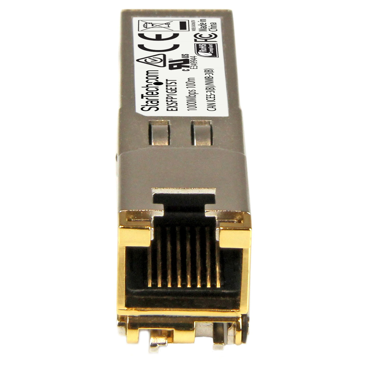 StarTech.com Juniper EX-SFP-1GE-T Compatible SFP Module - 1000BASE-T - SFP to RJ45 Cat6/Cat5e - 1GE Gigabit Ethernet SFP - RJ-45 100m