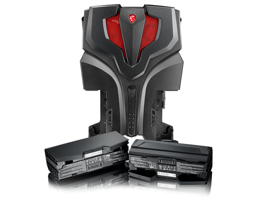 MSI VRONE065 backpack PC 2.9 GHz Black, Red Intel® Core™ i7