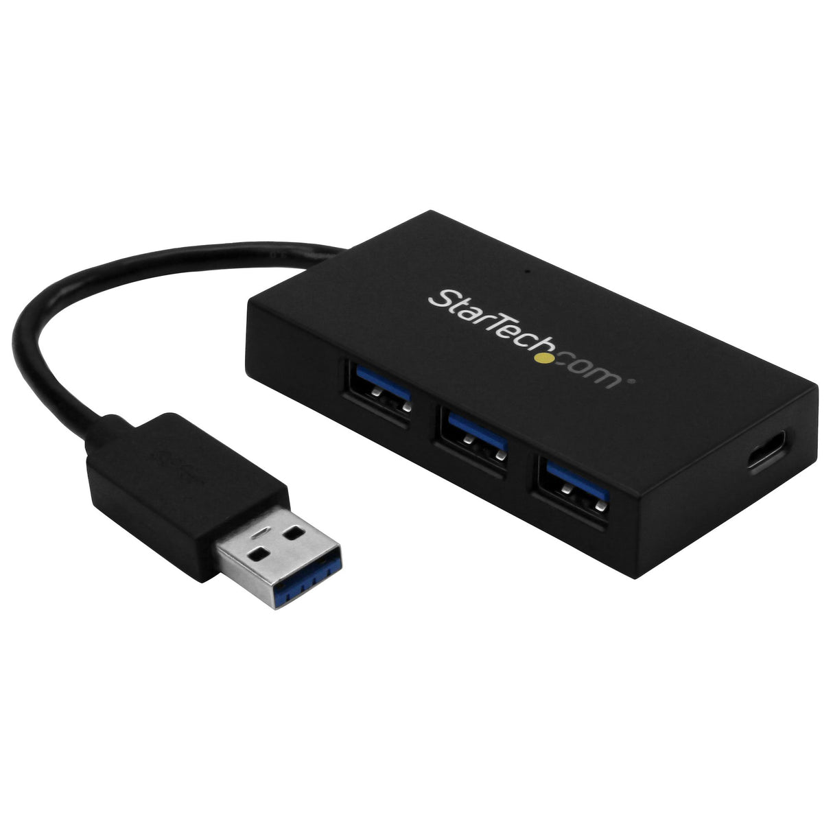 StarTech.com 4 Port USB 3.0 Hub - USB Type-A Hub with 1x USB-C & 3x USB-A Ports (SuperSpeed 5Gbps) - USB Bus Powered - USB 3.2 Gen 1 Adapter Hub - Portable/Laptop USB Hub - TAA
