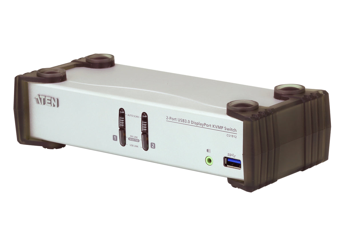 ATEN CS1912 KVM switch Black, Grey