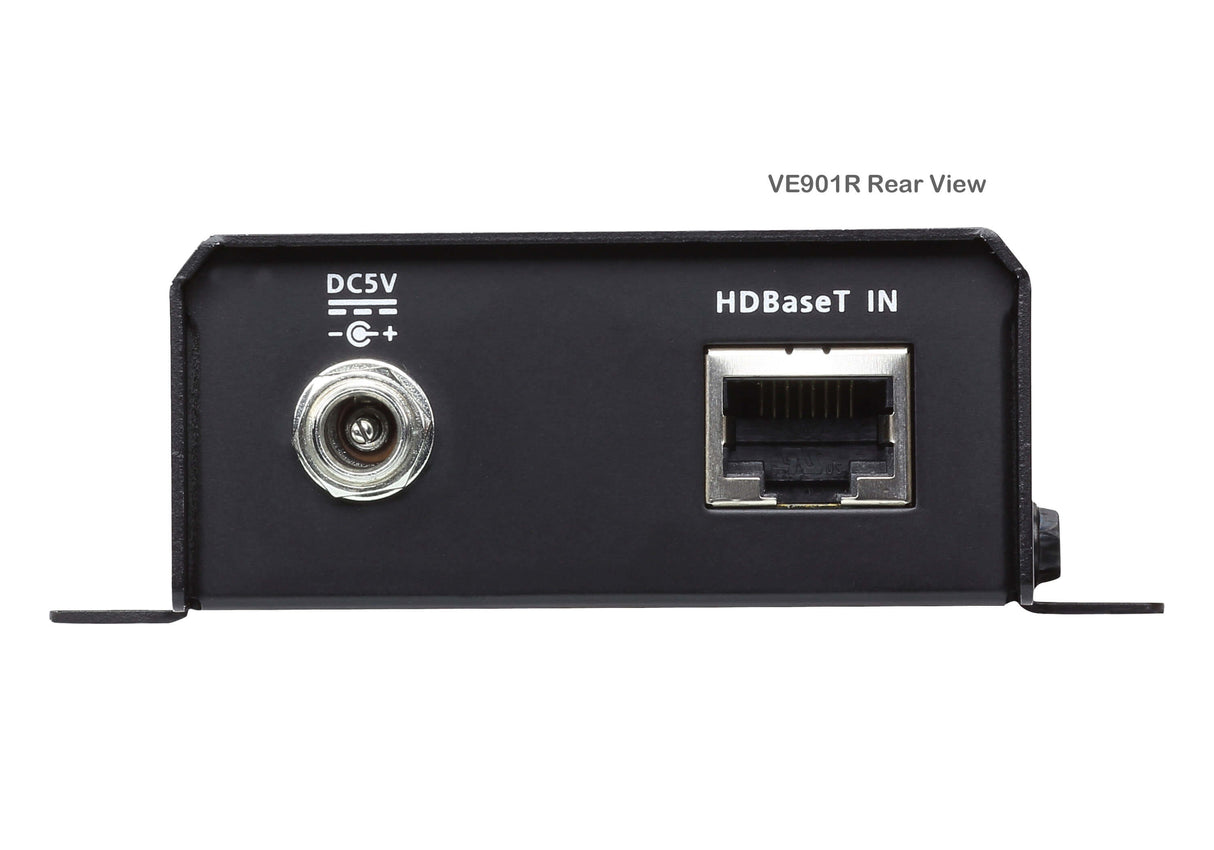 ATEN VE901R AV extender AV receiver Black