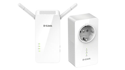 D-Link DHP-W611AV PowerLine network adapter 1000 Mbit/s Ethernet LAN Wi-Fi White 2 pc(s)