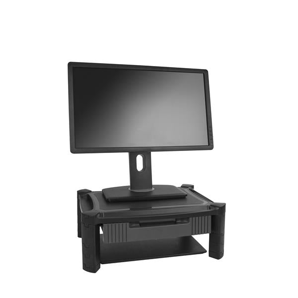 StarTech.com Monitor Riser - Drawer - Height Adjustable - For up to 32" (22lb/10kg) Displays