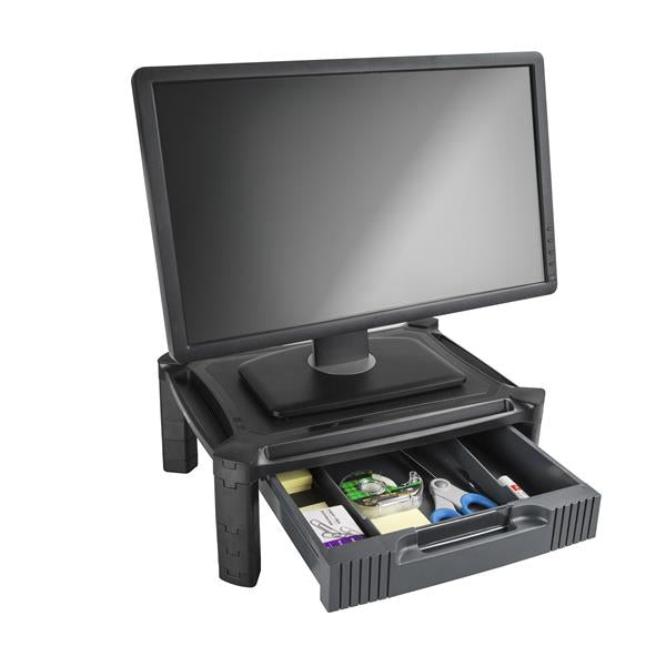 StarTech.com Monitor Riser - Drawer - Height Adjustable - For up to 32" (22lb/10kg) Displays