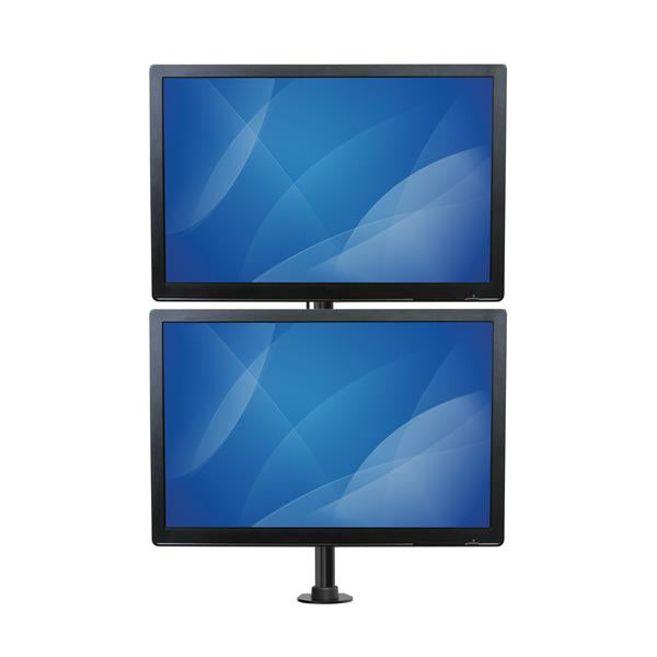 StarTech.com Desk-Mount Dual Monitor Mount, Vertical, Steel - For up to two 27" or 34" Ultrawide (22lb/10kg) VESA Mount Displays