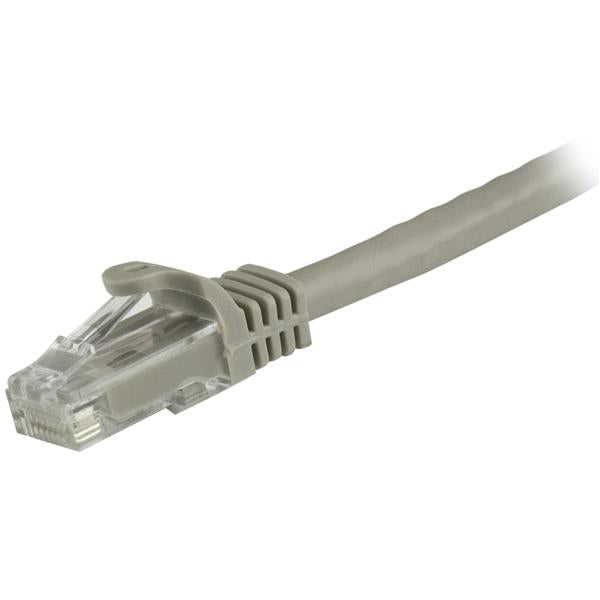 StarTech.com 2ft CAT6 Ethernet Cable - Gray CAT 6 Gigabit Ethernet Wire -250MHz 100W PoE RJ45 UTP Network/Patch Cord Snagless w/Strain Relief Individually Tested
