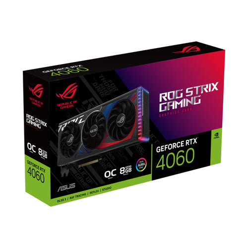 ASUS ROG -STRIX-RTX4060-O8G-GAMING NVIDIA GeForce RTX 4060 8 GB GDDR6