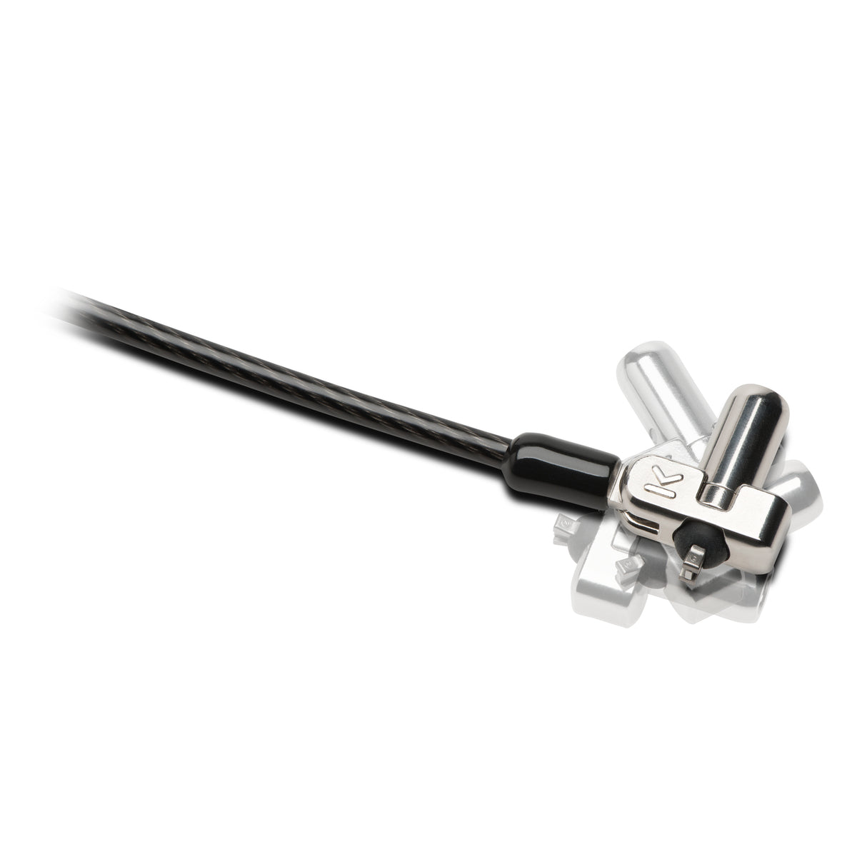 Kensington N17 Keyed Dual Head Laptop Lock for Wedge-Shaped Slots — Master Keyed